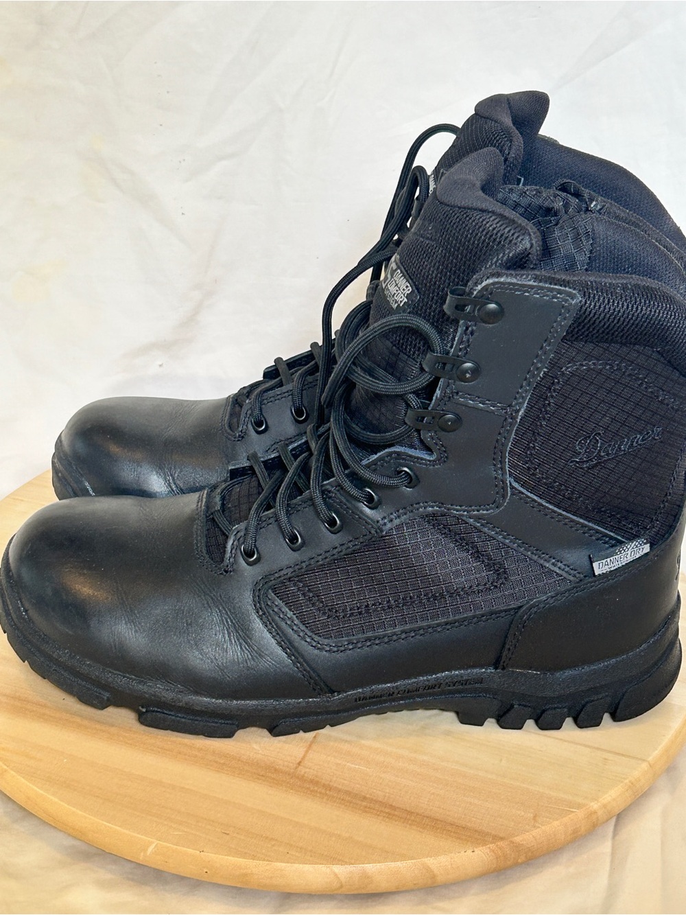 Danner Men’s Lookout Tactical Boots Side Zip Waterproof Black 10.5EE